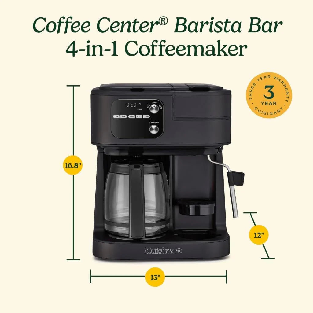 Coffeemaker 4-In-1 Coffee Center Barista Machine - image 11