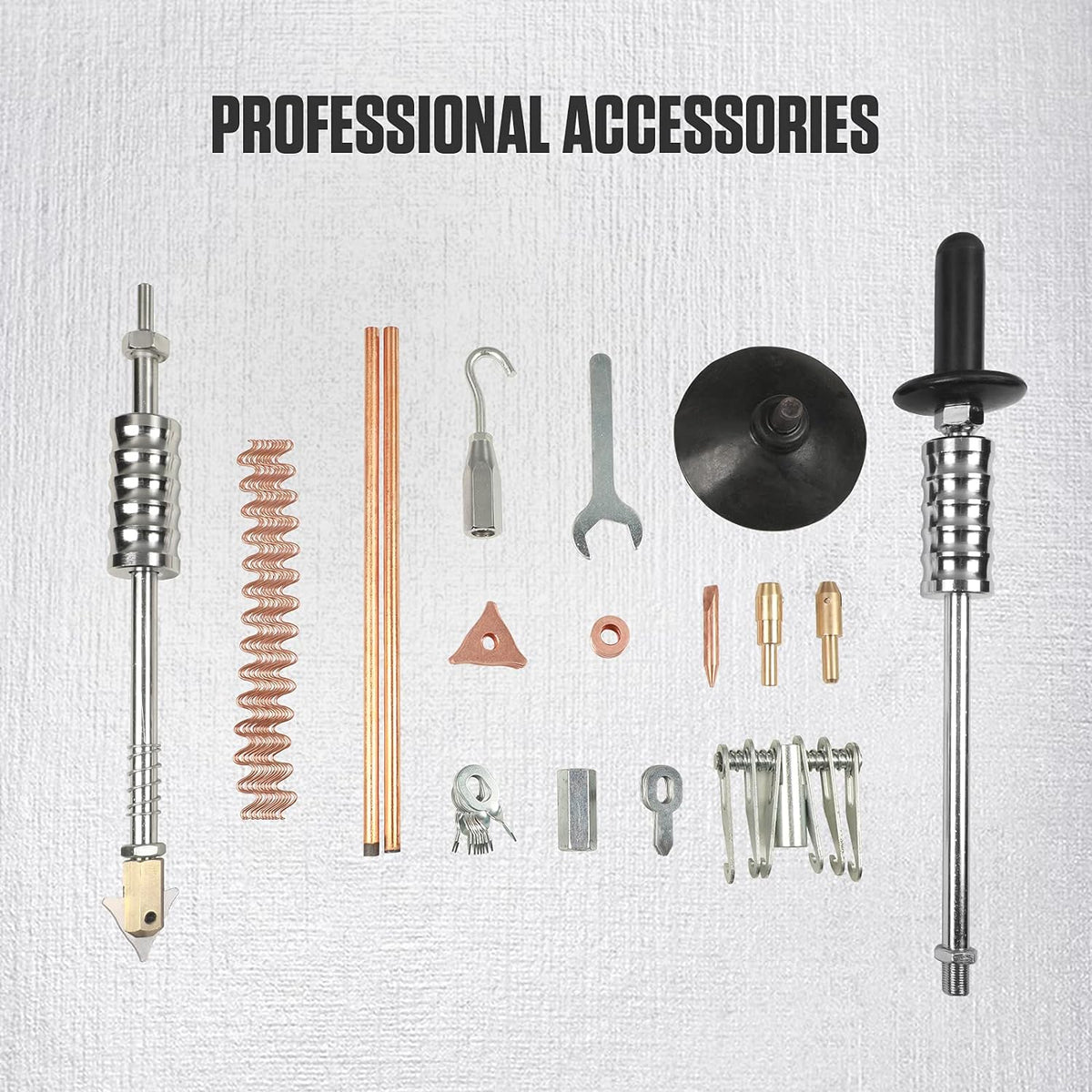 Vehicle Panel Spot Puller Dent Spotter 110V, 3500A Spot Dent Puller Welder, 3KW Car Body Stud Welding Machine Multispot Bonnet Door Repair Tool Kit - image 6