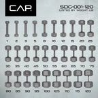CAP Barbell 85lb Cast Iron Hex Dumbbell, Single - image 4