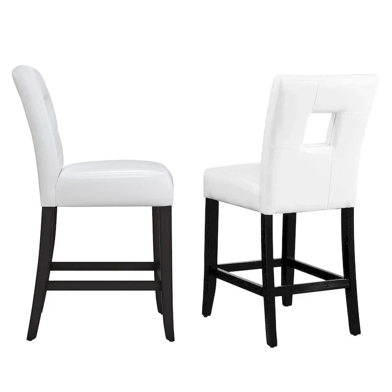Brda Keyhole Counter Height High Back Stools - Set of 2 - image 16