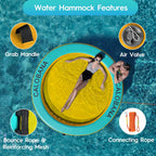 Round Floating Ring Hammock - Heavy Duty Inflatable Raft - image 80