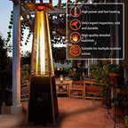 2-Sets Pyramid Outdoor Heater Standing, 42,000 Btu Tower Patio Heaters Propane - image 7