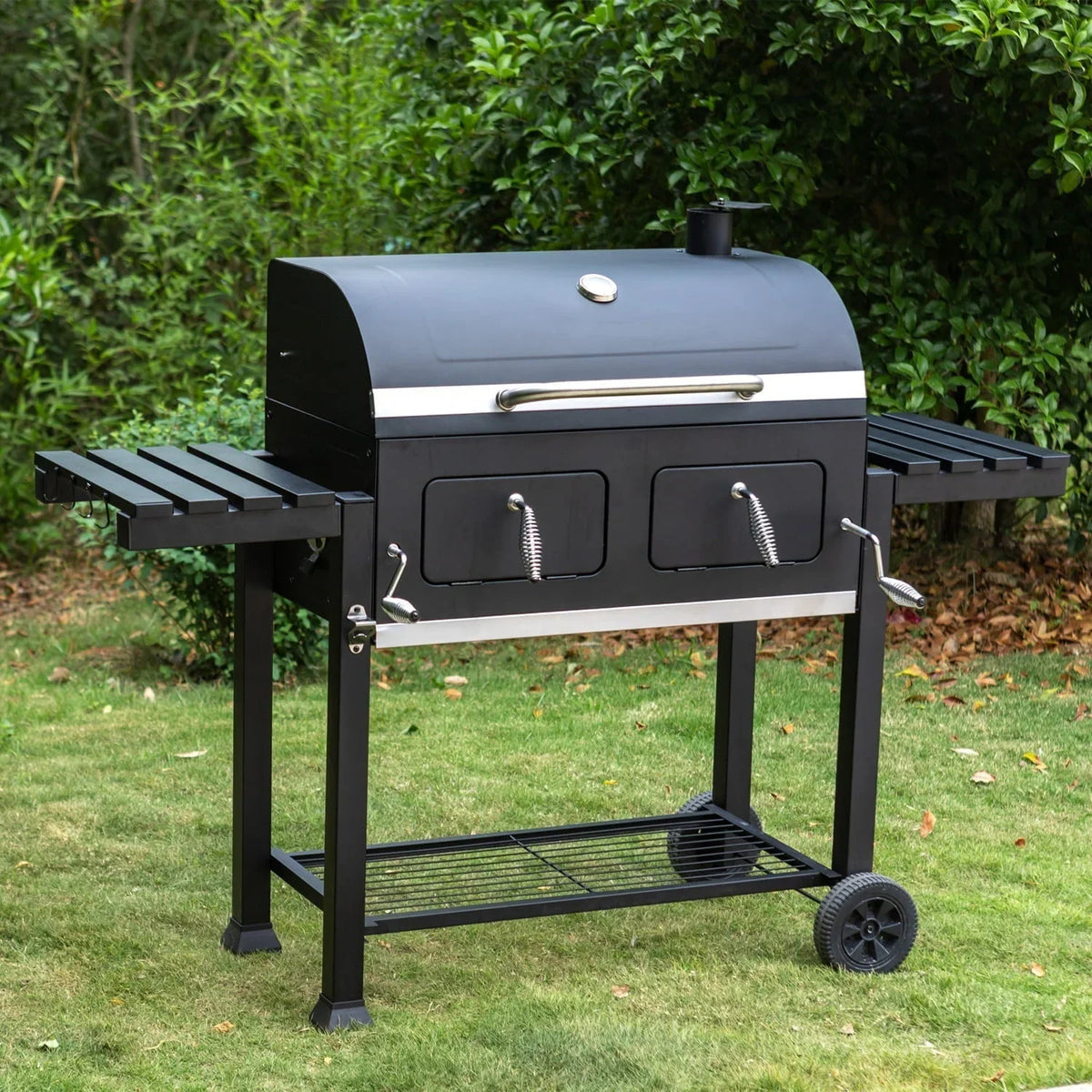 34'' Charcoal Grill Extra Large Portable BBQ  Grill, Black - image 1
