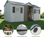 Lifetime 6446 Outdoor Storage Shed, 8 x 15 Foot, Desert Sand - image 5