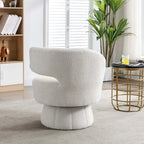 360-Degree Swivel Cuddle Barrel Accent Chairs with Plush Upholstery - image 35
