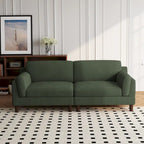 90-Inch Oversized Corduroy Sofa for Living Room with Reversible Cushions - image 38