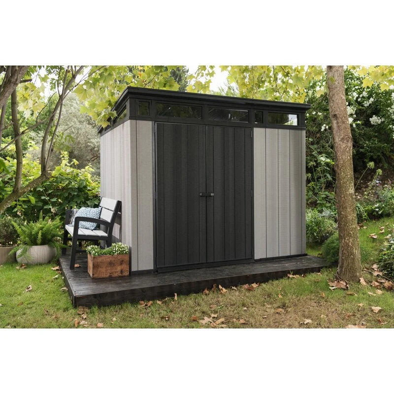 Artisan 9 ft. W x 7.5 ft. D Plastic Storage Shed - image 4