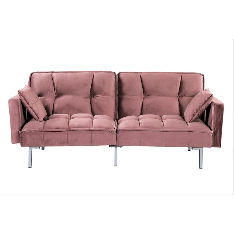 Bernal 75.6-Inch Velvet Sleeper Sofa Bed - image 14