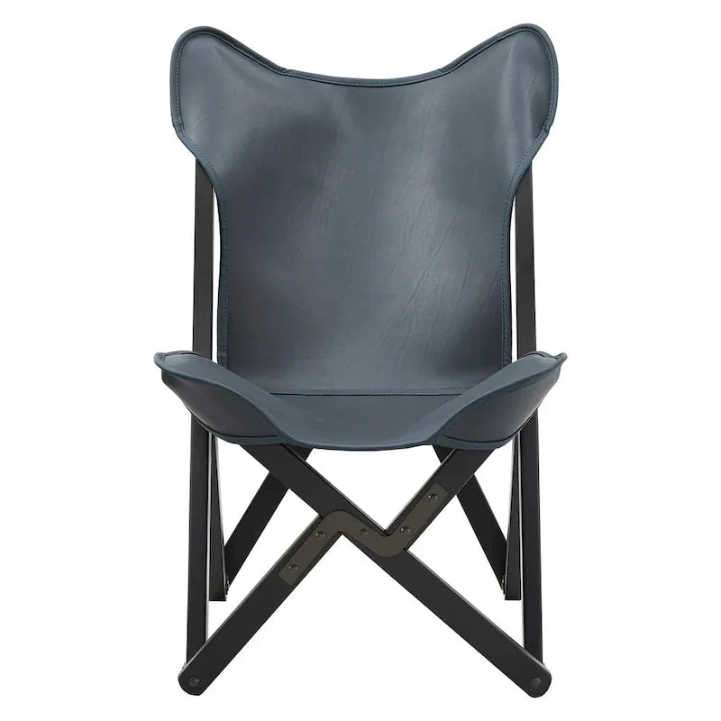 Cantu Authentic Top Grain Leather Tripolina Sling Chair by iNSPIRE Q Modern - image 37