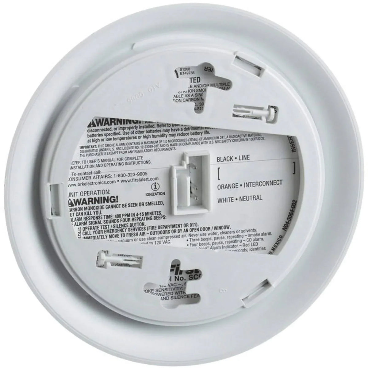 First Alert BRK SC9120B (2 Pack) Smoke & Carbon Monoxide Detector W/ Batt Backup - image 3