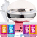 The Candery Cotton Candy Machine with Stainless Steel Bowl 2.0 and Floss Bundle- Flossing Sugar Floss, Birthday Parties Fairs- Includes 5 Floss - image 1