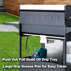 Upgraded 4 Burner BBQ Propane Gas Grill with Cast Iron Grates & Side Stove, 44,000 BTU Stainless Steel Burner Barbecue Grill for Patio, Camping, Outdoor Cooking. - image 28
