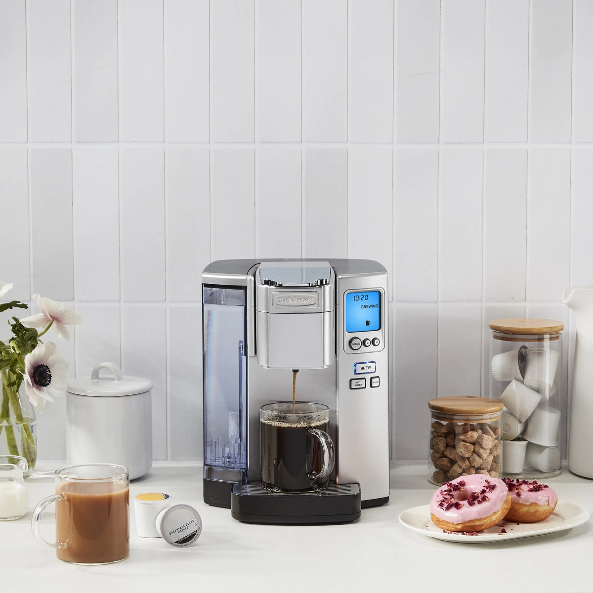 Cuisinart Premium Single Serve Brewer + Hot Water Coffee - Maker Combo - image 10
