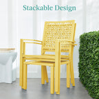 Best Choice Products 3-Piece Stackable Steel Outdoor Conversation Bistro Set, Patio Chat Furniture w/ 2 Chairs, Table- Black - image 61