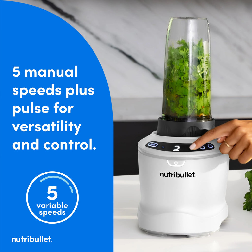 nutribullet SmartSense Blender Combo, 1400 Watt Gunmetal - image 29
