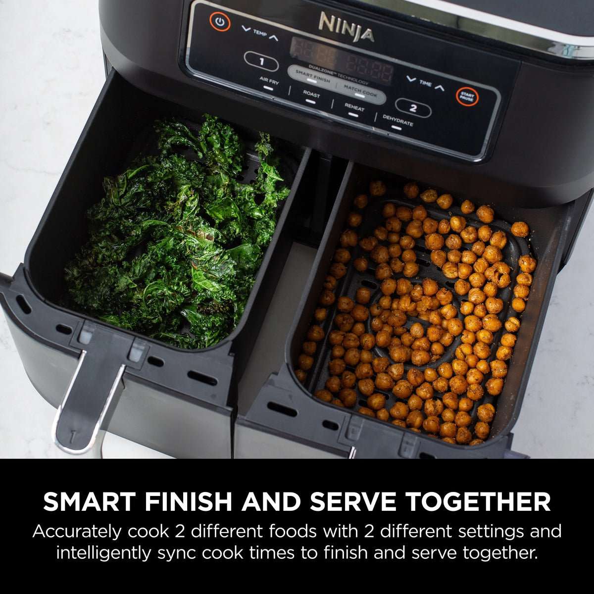Ninja® Foodi® 4-in-1, 8-qt., 2-Basket Air Fryer with DualZone™ Technology - image 6