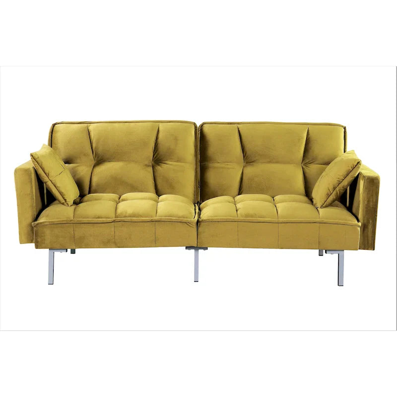 Bernal 75.6-Inch Velvet Sleeper Sofa Bed - image 6