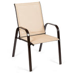 Costway Set of 4 Patio Chairs with Armrests for Garden and Deck - View Details - image 27