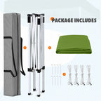 EAGLE PEAK 5x5 Pop up Canopy Tent Instant Outdoor Canopy Easy Set - up Straight Leg Folding Shelter（blue） - image 114