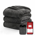 Sunbeam Loftec Wi-Fi Connected Electric Heated Blanket, Slate Gray, King - image 1