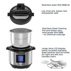 3 Quart Programmable Cooker, Stainless Steel, 16 in 1, Silver, Touch Control, UL Certified - image 4