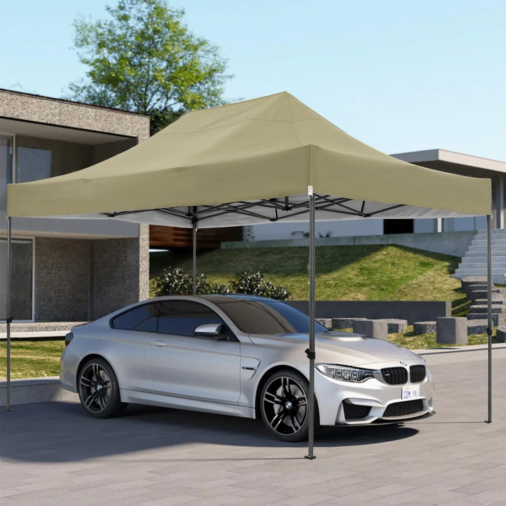 COBIZI 10x20 Heavy Duty Pop up Canopy Tent with 6 sidewalls Easy Up Commercial Outdoor Canopy Wedding Party Tents for Parties All Season Wind & Waterproof Gazebo with Roller Bag,Black(Frame Thickened) - image 159