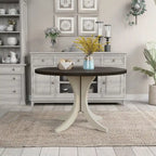 Joyfair Farmhouse 47-Inch White Wood Dining Table by Furniture of America - image 2