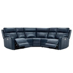 104" 3-Color Genuine Leather Power Reclining Sectional Sofa with Zero Gravity Feature, USB & USB-C Ports, and 2 Stationary Armless Chairs - image 24