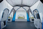 Family cabin tent for 16 people with 3 rooms and 3 entrances - image 3