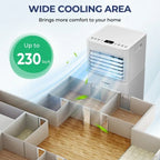 8000 BTU 3-in-1 Air Cooler with Dehumidifier and Fan Mode - image 14
