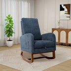 Ergonomic High Back Rocking Chair with Adjustable Footrest - image 9