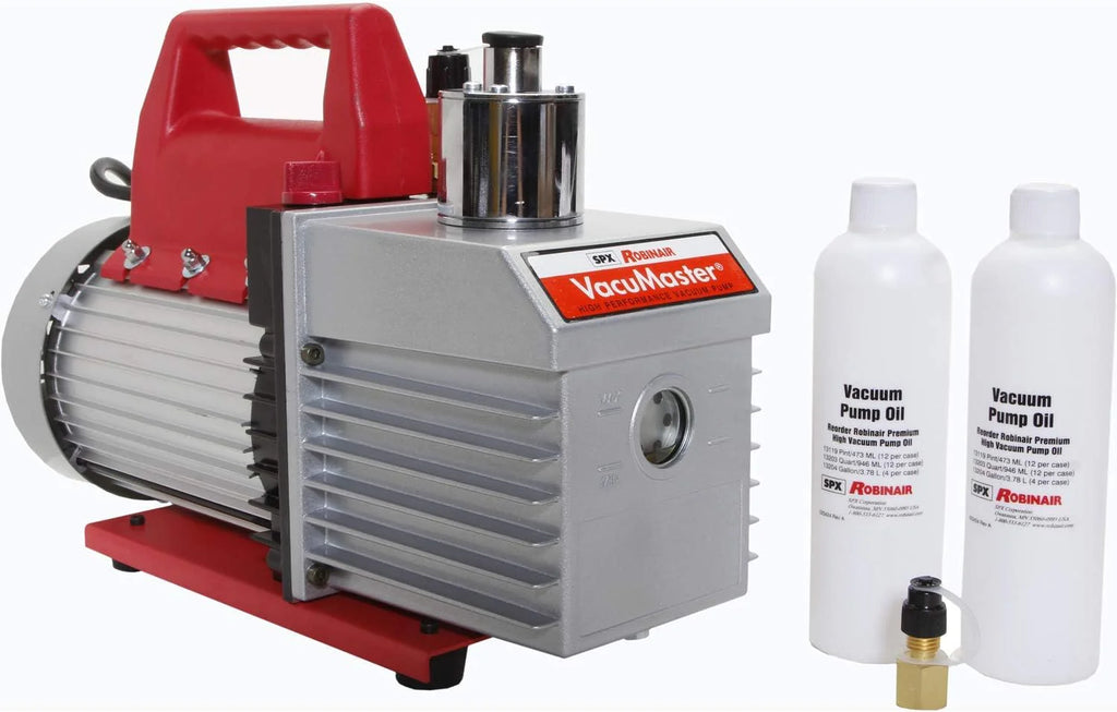 VacuMaster Economy Vacuum Pump - 2-Stage, 8 CFM, CHROME,Red/Silver - image 1