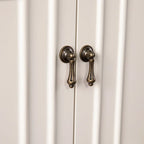 SEI Furniture Taborley Antique White Double-Door Accent Cabinet" can be rewritten as:"SEI Furniture Taborley Antique White Double-Door Accent Storage Cabinet - image 4