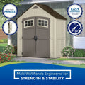 7-Ft. x 4-Ft. Plastic Storage Shed - image 1