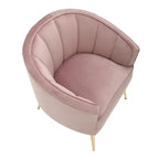 Randolf Velvet Accent Chair in Silver Orchid - image 12