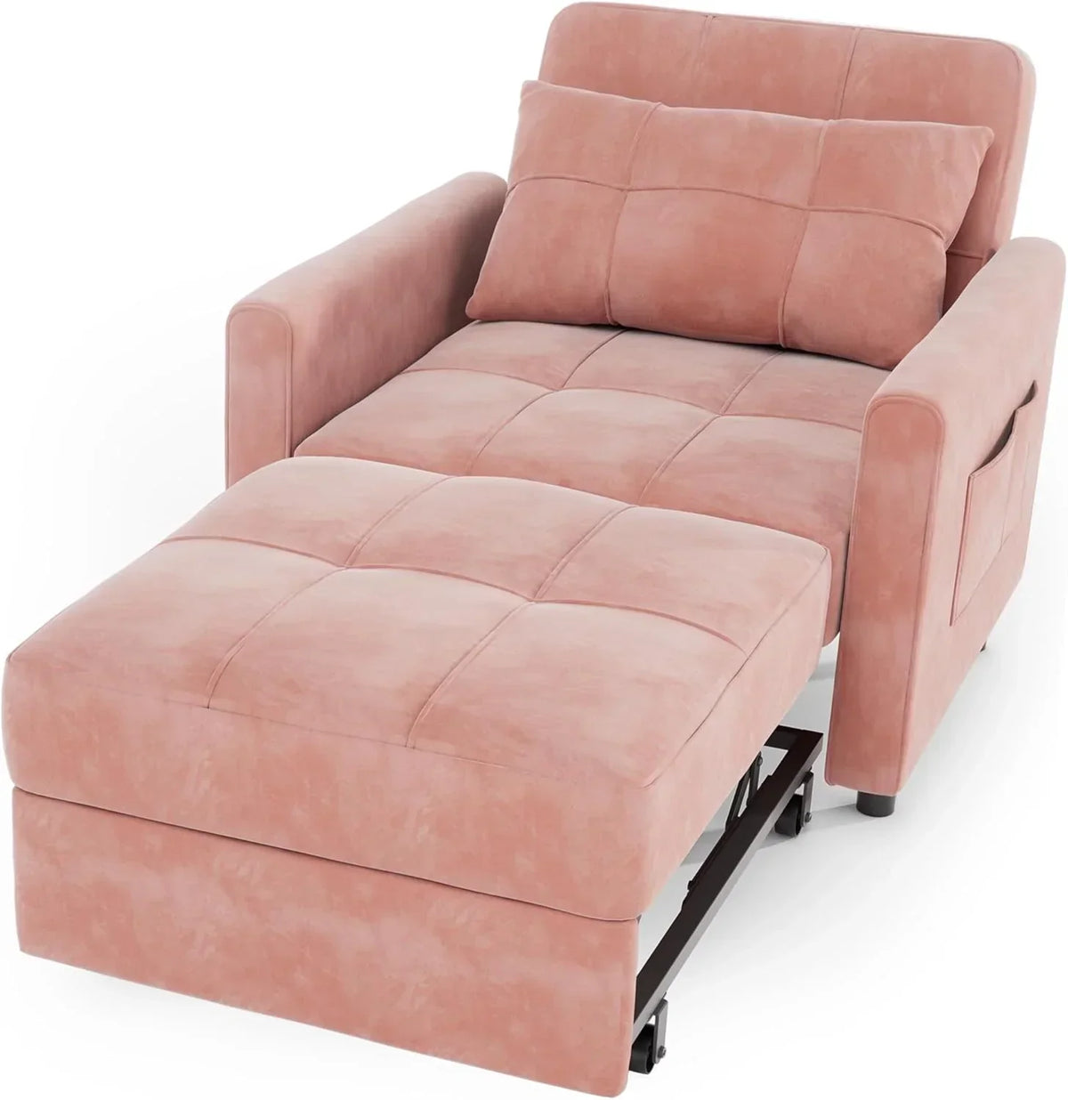 Sofa Bed Chair 3 in 1 Convertible Pullout Single Sleeper Chair Bed Spacious Multifunctional Sofa - image 24