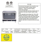 37in. Full Size Countertop Convection Oven, Commercial Oven, 208 - 240V NSF - image 10