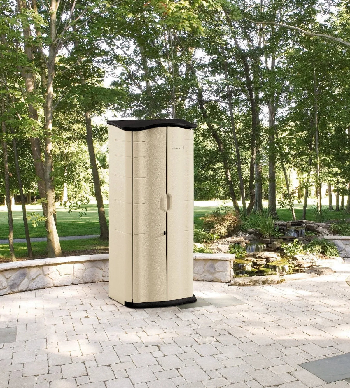 Rubbermaid Vertical Resin Outdoor Storage Shed – Weather-Resistant Plastic Garden Storage Cabinet - image 12