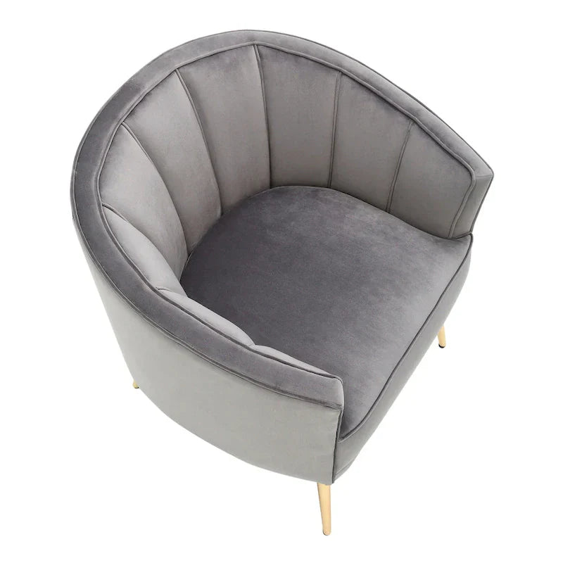 Randolf Velvet Accent Chair in Silver Orchid - image 31
