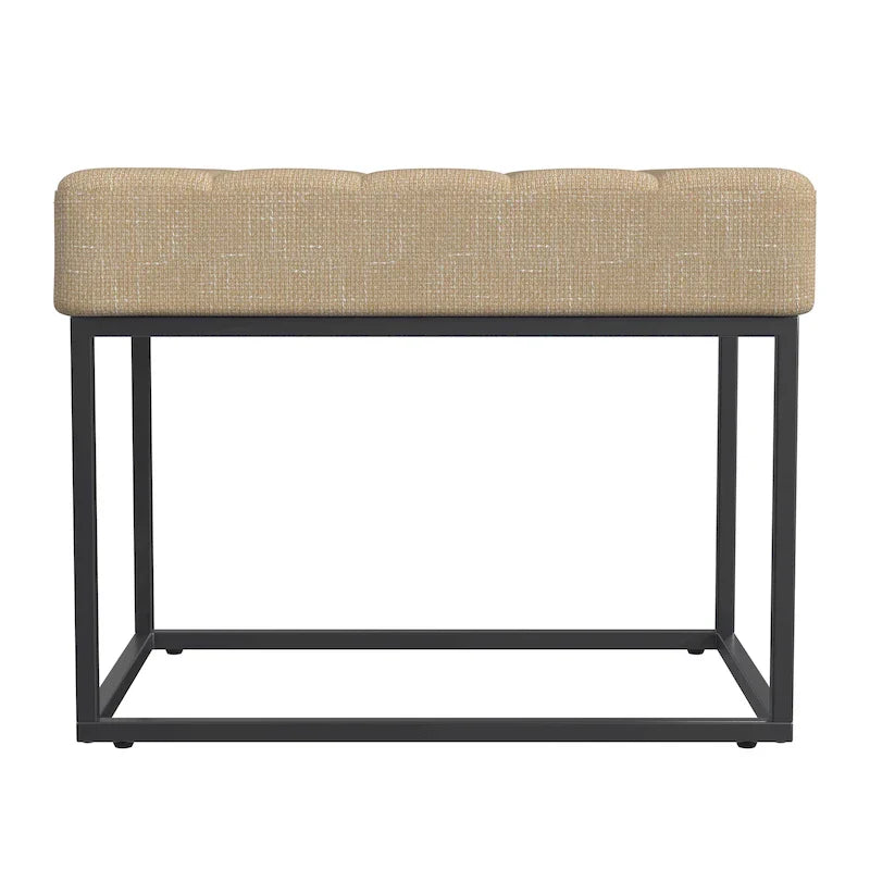 HomePop Theodore Upholstered Ottoman - image 8