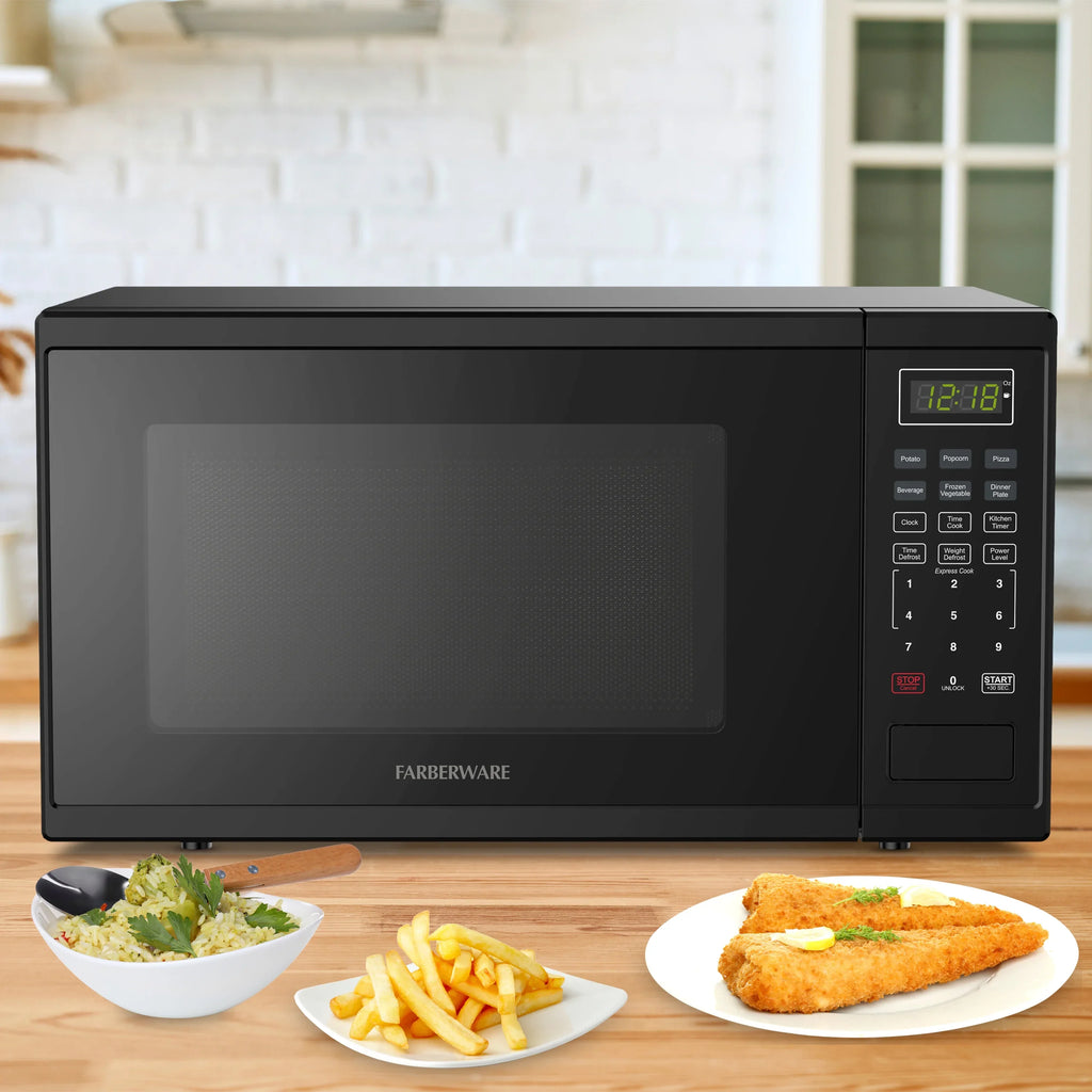 Farberware FMGZ09BKA 0.9 Cu. Ft. Microwave Oven, 900W, Digital Control, LED Display, 6 Cooking Presets, Black - image 66