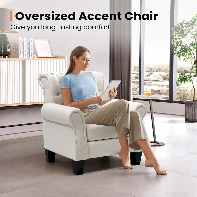 Pellebant Contemporary Club Armchair - Stylish Accent Chair for Living Room - image 30