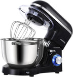Aucma Stand Mixer, 6.5-QT 660W 6-Speed Tilt-Head Food Mixer, Kitchen Electric Mixer - image 1