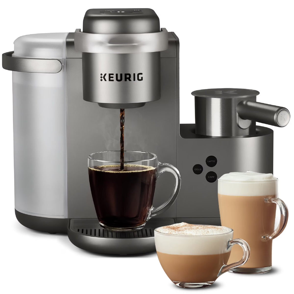 Keurig K-Cafe Single Serve K-Cup Coffee Maker, Latte Maker and Cappuccino Maker, Dark Charcoal - image 3