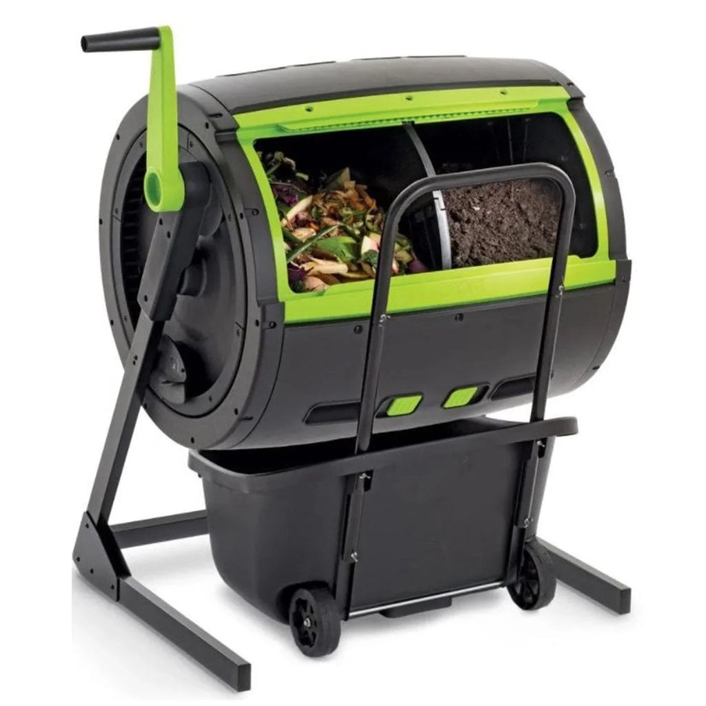 Maze 65-Gallon Compost Tumbler and Cart Set - image 1