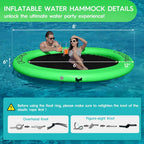 Round Floating Ring Hammock - Heavy Duty Inflatable Raft - image 40
