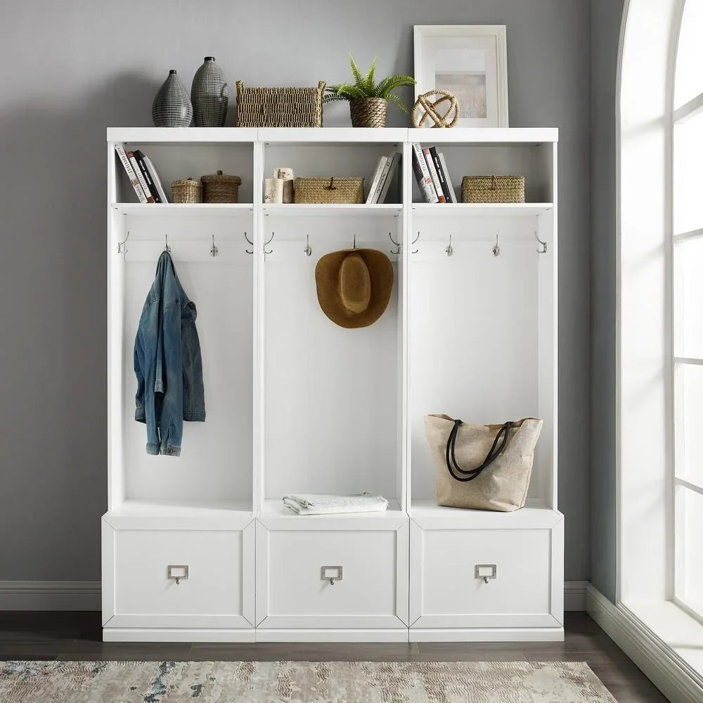 Crosley Furniture Harper Hall Tree in White - image 17