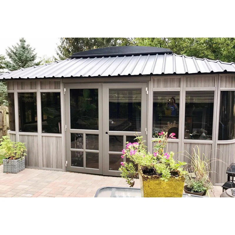 Colorado 17.5 Ft. W x 11.5 Ft. D Composite PVC Patio Gazebo Gazebo - image 4