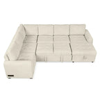 Roomfitters U-Shaped Sectional Sofa with Pull-Out Bed, Storage Chaise Lounge, and Integrated Charging Ports for Living Room - image 34