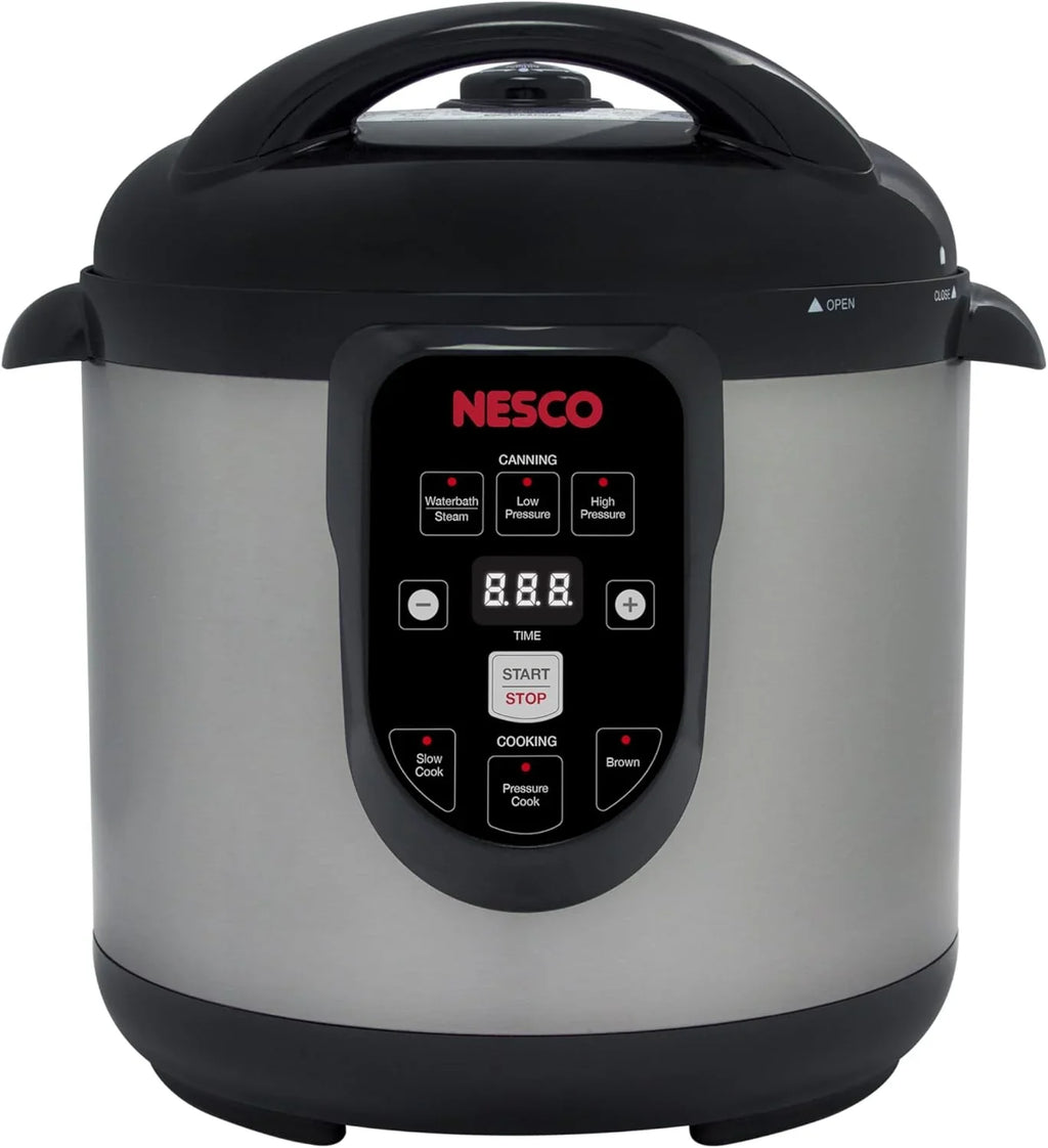 Nesco NPC-9 Smart Electric Pressure Cooker and Canner, Stainless Steel, 9.5 Qt - image 2